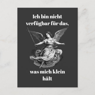 Engel der Unverfügbarkeit Postkarte