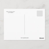 Engel der Verkündigung durch Fra Angelico Postkarte (Rückseite)