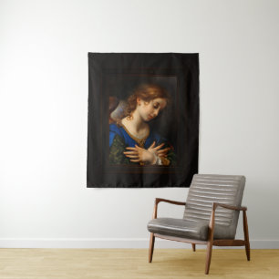 Engel der Verkündigung von Carlo Dolci Wandteppich