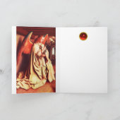 Engel der Weihnachtsgrüße Feiertagskarte (Innenseite)