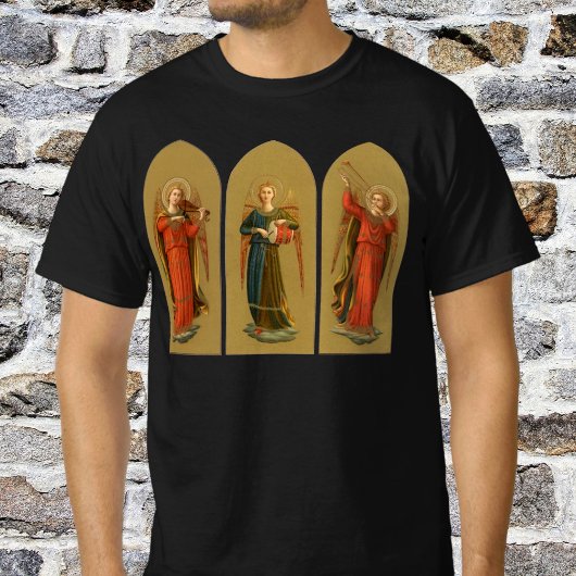 Engel der Weihnachtsmusik, Vintage Renaissance T-Shirt