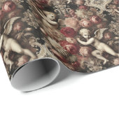 Engel der Zwietracht - Gotisches Barock Geschenkpapier (Rolleneckpunkt)