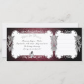 Engel des Beileids - Karte, Gruß, Postkarte (Rückseite)