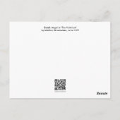 Engel des Besuchs von Broederlam Postkarte (Rückseite)