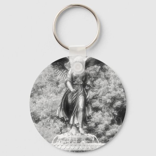 Engel des Central Park NYC. Schlüsselanhänger (Vorderseite)