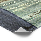 Engel des Courage-Prints Poster (Ecke)