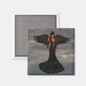 Engel des Dunkelheitsmagneten Magnet (Vorderseite/Rückseite)