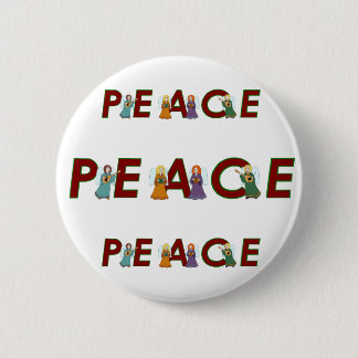 Engel des Friedens Button