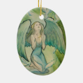 Engel des Friedens Keramikornament (Hinten)