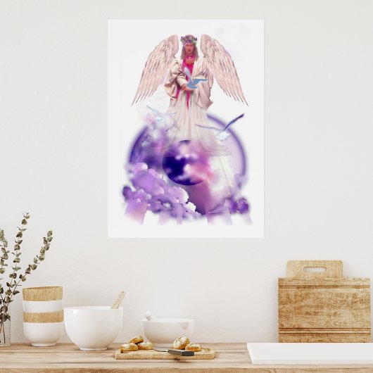 Engel des Friedens Poster (Küche)