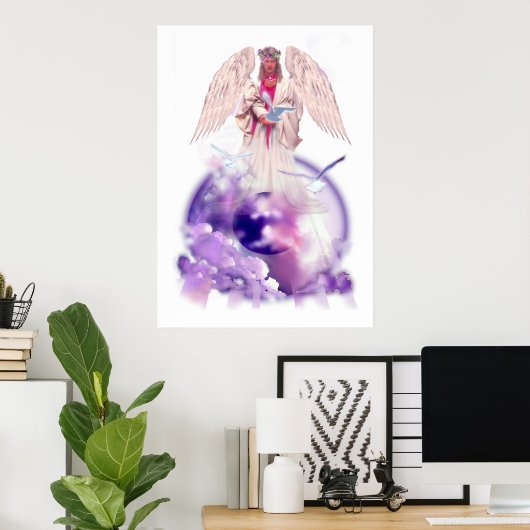 Engel des Friedens Poster (Heimbüro)