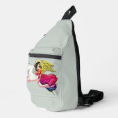 Engel des Friedens und der Harmonie Crossbody Bag (Rechte Ecke)
