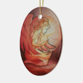 Engel des Geistes Keramik Ornament (Links)