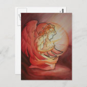Engel des Geistes Postkarte (Vorne/Hinten)