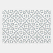 Engel des Glaubens, Blue Ombre Lace, Gemstone Patt Geschenkpapier Set (Vorderseite 3)