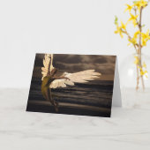 Engel des goldenen Sonnenuntergangs (freier Raum) Karte (Gelbe Blume)