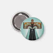 Engel des Grüns Magnet (Vorderseite/Rückseite)