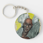 Engel des heilenden Schlüsselanhängers Schlüsselanhänger (Vorderseite)