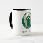 Engel des Heilens Tasse (Vorderseite Links)