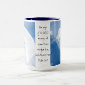 Engel des Herrn Encamps um dich, Psalm 34:7 Tasse (Zentrum)