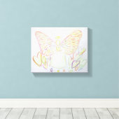 Engel des Herzens Gemälde Wrapped Canvas Art Leinwanddruck (Insitu (Holzboden))