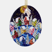 Engel des Joy Round Holiday Ornament (Rechts)