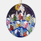 Engel des Joy Round Holiday Ornament (Links)