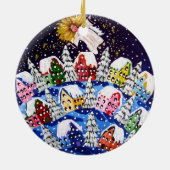Engel des Joy Round Holiday Ornament (Hinten)