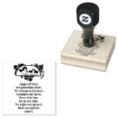 Engel des katholischen religiösen Gebets Gottes Gummistempel (Stempel)