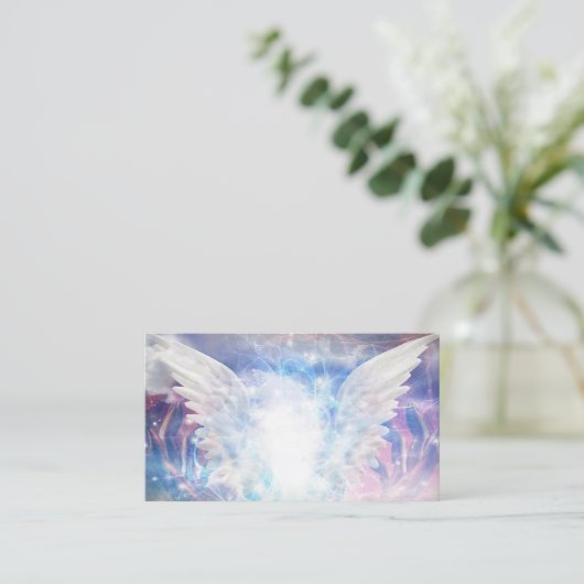 Engel des Lichtes Visitenkarte (Stehend Vorderseite)