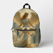 Engel des Lichts Bedruckter Rucksack (Vorderseite)