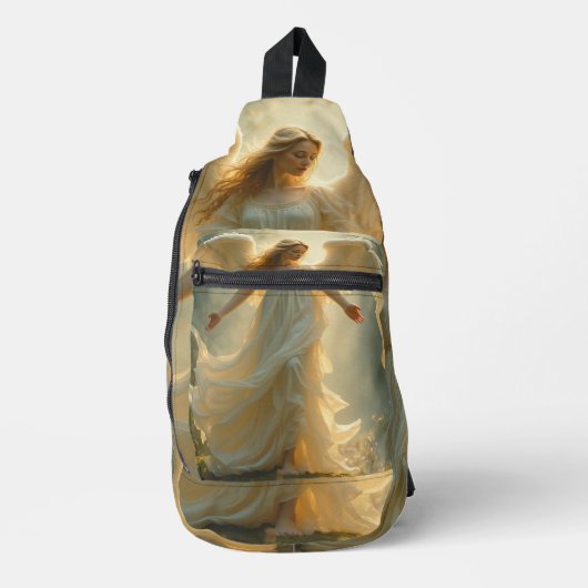 Engel des Lichts Crossbody Bag (Vorderseite)