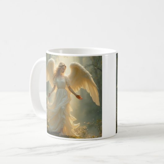 Engel des Lichts Kaffeetasse (Vorderseite Links)
