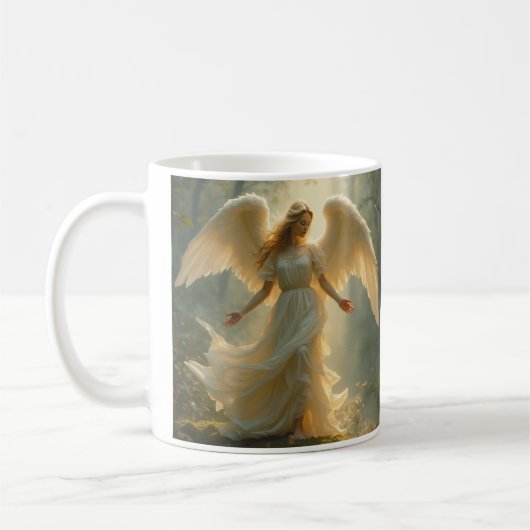 Engel des Lichts Kaffeetasse (Links)
