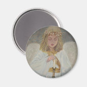 Engel des Lichts Magnet (Vorderseite/Rückseite)