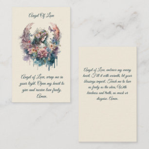 Engel des Liebesgebetkarten Visitenkarte