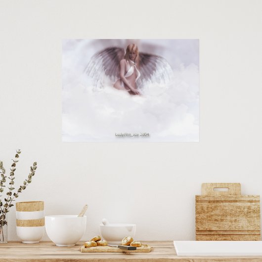 Engel des Morgens Poster (Küche)