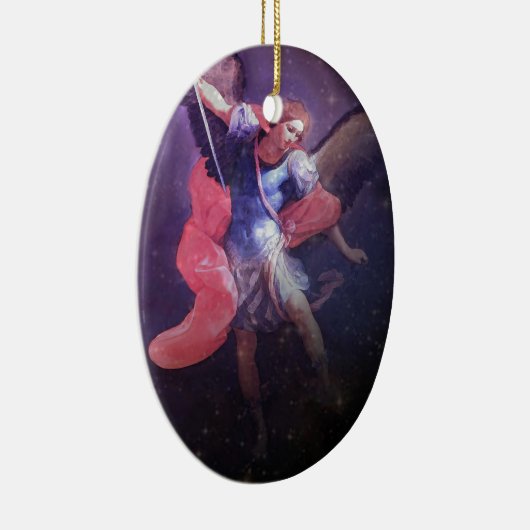 Engel des Mutes Keramikornament (Rechts)