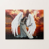 Engel des Qualpuzzlespiels Puzzle (Horizontal)