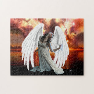 Engel des Qualpuzzlespiels Puzzle