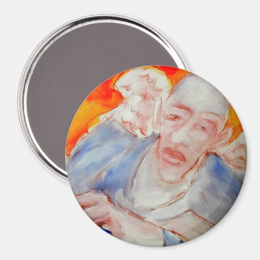 Engel des Reisemagnets Magnet (Vorderseite/Rückseite)