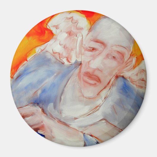 Engel des Reisemagnets Magnet (Vorne)