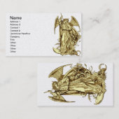 Engel des Schutzes Visitenkarte (Vorne/Hinten)