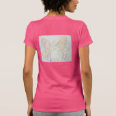 Engel des Shirts des benutzerdefinierten Herzens (Rückseite)