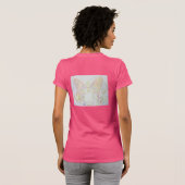 Engel des Shirts des benutzerdefinierten Herzens (Schwarz voll)
