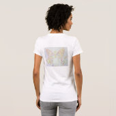 Engel des Shirts des benutzerdefinierten Herzens (Schwarz voll)