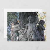 Engel des Springbrunnens, Central Park Postkarte (Vorne/Hinten)