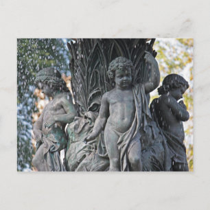 Engel des Springbrunnens, Central Park Postkarte