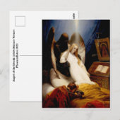 Engel des Todes (1851) Postkarte (Vorne/Hinten)