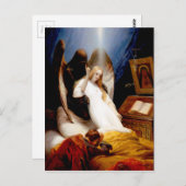 Engel des Todes durch Horace Vernet (1851) Postkarte (Vorne/Hinten)